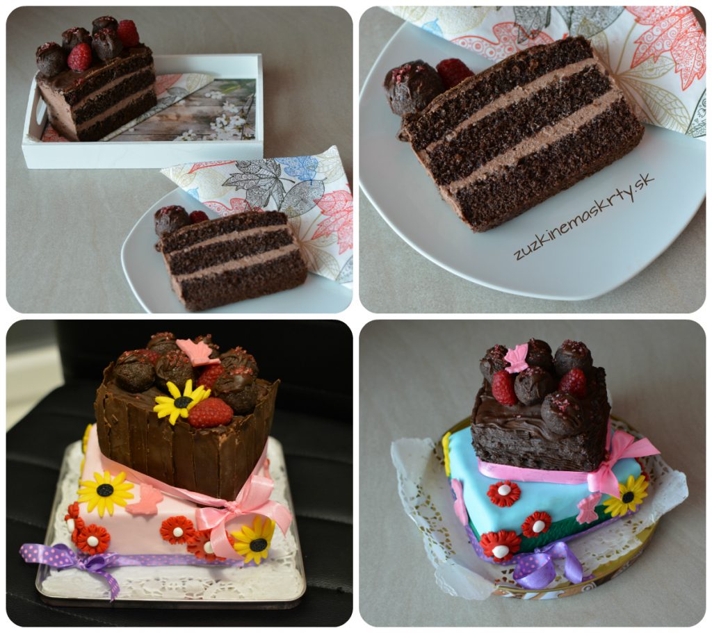 Čoko-malinová torta