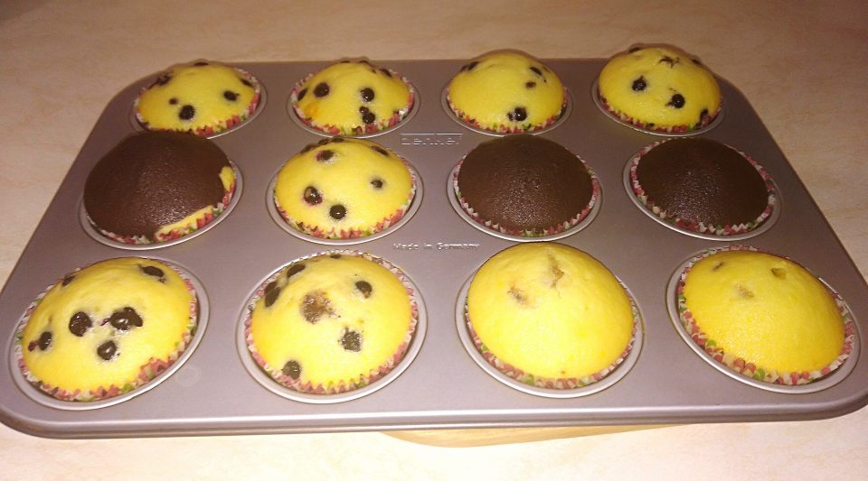 Hrnčekové muffiny