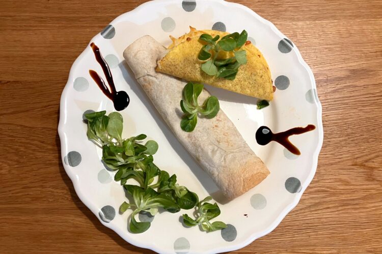 Vegetariánske tortilla placky