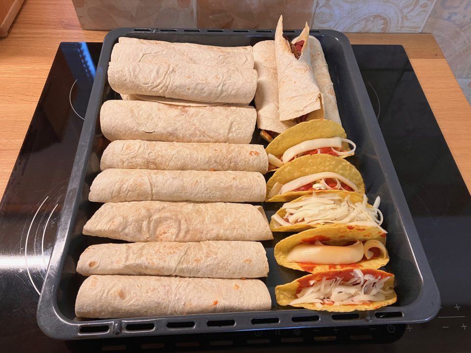 Vegetariánske tortilla placky